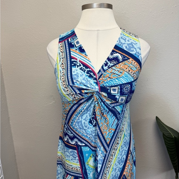 Chico’s Multicolor Asymmetrical Dress - New - Size 12 - Picture 3 of 4